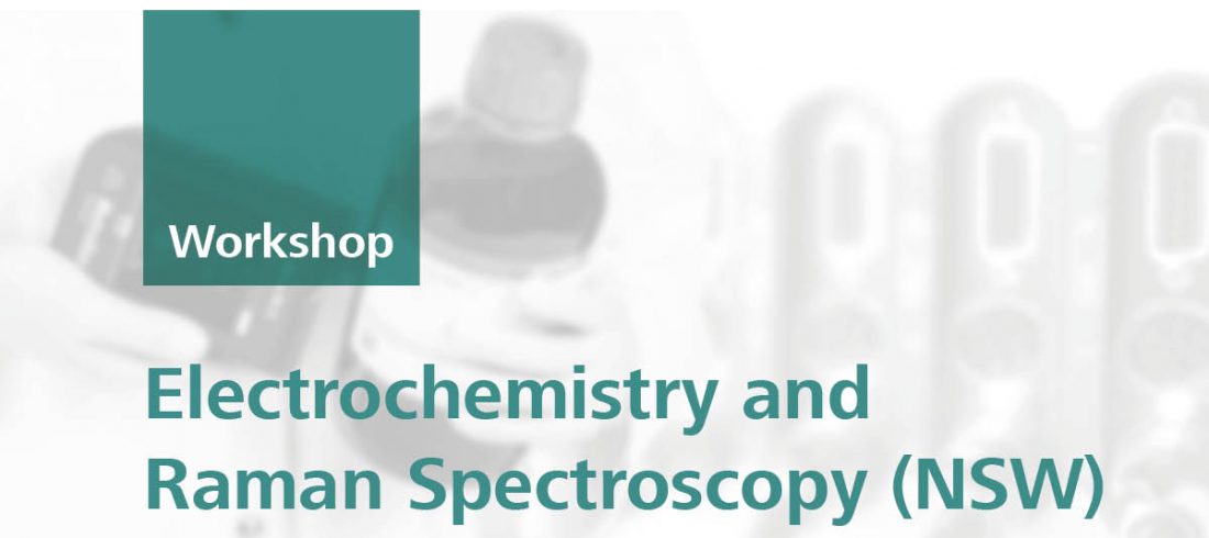 Electrochemistry and Raman Spectroscopy Workshop for teaching, research and in-field applications, NSW 10 May 2018