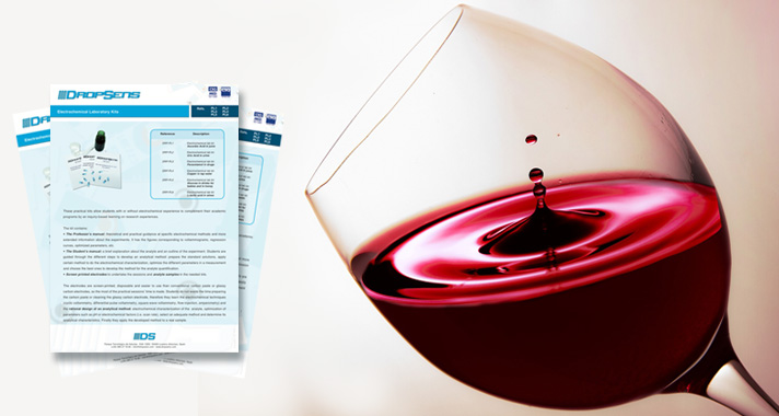Electrochemistry Teaching & application kit focused on the determination of L-lactic acid in wine samples